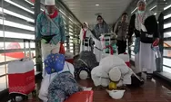 Alhamdulillah, sebanyak 6.961 jemaah haji dari 18 kolter telah kembali ke Tanah Air
