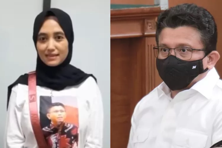 Seorang perempuan nekat terobos area steril persidangan dan mengaku sebagai fans Ferdy Sambo. (Instagram @pembasmi.keahulan.reall)