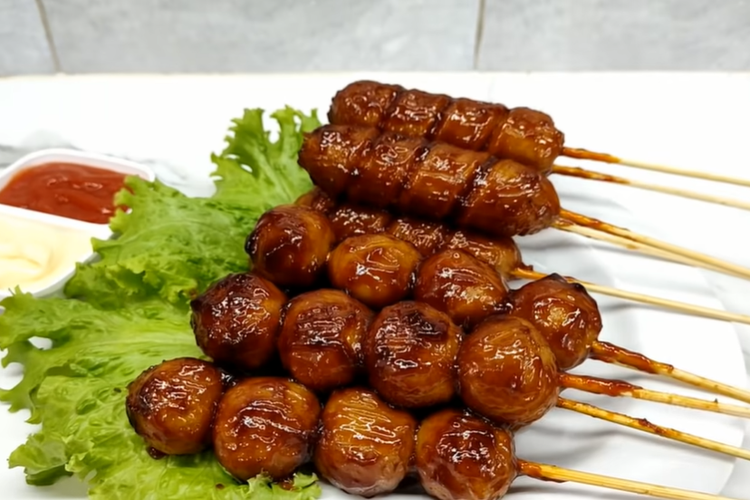 Ternyata Begini Resep Bumbu Oles Cemilan Sosis Dan Bakso Bakar Yang