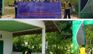 Dukung 15 Program Aksi Kemenimipas : Bapas Muara Teweh Laksanakan Aksi Sosial Bersih-Bersih Pemakaman Umum Masyarakat