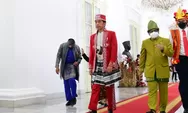 Pimpin Upacara Detik-Detik Proklamasi HUT ke-77 Kemerdekaan RI, Jokowi Kenakan Baju Adat Buton