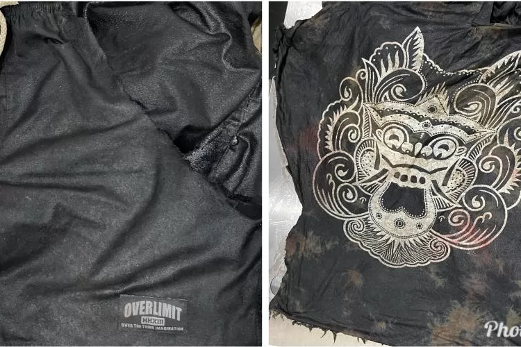 Barang yang dipakai korban. Mayat laki laki ditemukan di sungai Tuntang, Kabupaten Semarang.  (Foto: Dokumentasi Polres Semarang)