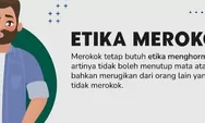 Mari mengenali etika saat merokok, jaga orang-orang di sekitar Anda