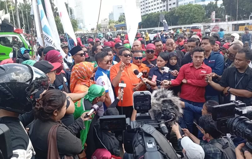 Presiden Federasi Serikat Pekerja Indonesia (FSPI)yang juga Presiden Partai Buruh, Said Iqbal sebut Kemnaker gudangnya korupsi 