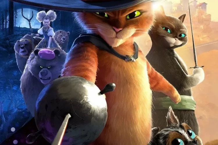 Flayer film Puss in Boots (Akun Instagram @cinefilo.man)