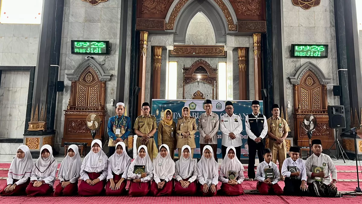 Pembukaan Tadarrus al-Quran bagi siswa SD se Kabupaten Jombang. (SketsaNusantara.id)