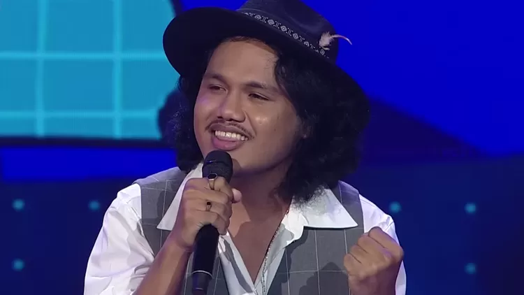 Penampilan Dimansyah pada Spektakuler Show 1 (Tangkapan Layar YouTube Indonesian Idol 2023)