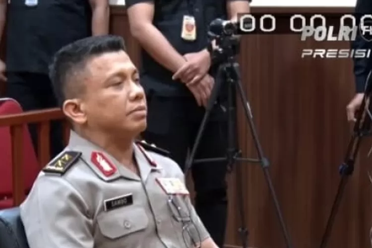 Ferdy Sambo. (YOUTUBE/ Polri TV)