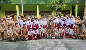 Boyong 10 Trofi, SDN Sukadamai 3 Kota Bogor Sabet Juara Umum Youth Red Cross Festival 2023