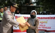 Kembali 150 Dos Kapolresta Palu Salurkan Bansos Kepada Masyarakat Kurang Mampu