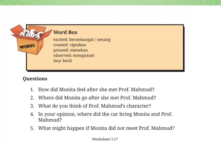 Kunci Jawaban Bahasa Inggris English For Nusantara Kelas 9 Halaman 181 ...