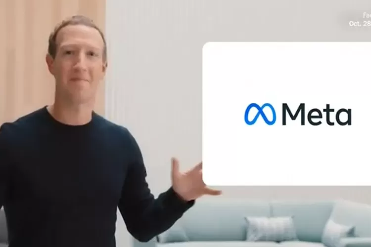 Mark Zuckerberg sang pendiri Facebook yang kini bernama Meta, sebuah platform digital berbasis teknologi metamorve (Tangkap layar video acara anual Connect/Facebook)
