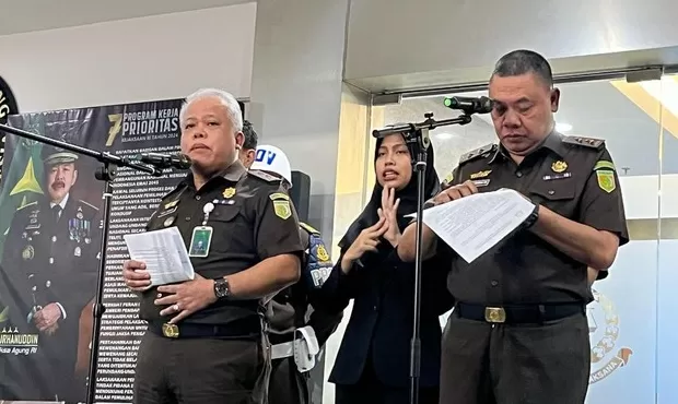 Kapuspenkum Kejagung Harli Siregar menyampaikan, kemungkinan kerugian dugaan korupsi korupsi tata kelola minyak lebih dari 193,7 triliun (Foto: Puspenkum Kejagung)