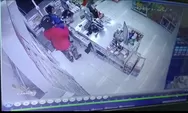 Detik-detik Perampokan Minimarket di Cilacap, Terekam CCTV
