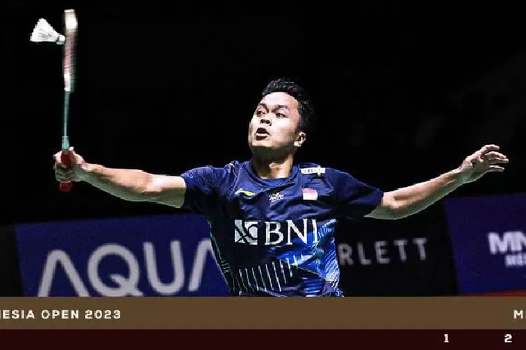 Antony Sinisuka Ginting menjadi perwakilan Indonesia satu-satunya  akan menghadapi Axelsen pada Final Indonesia Open 2023.