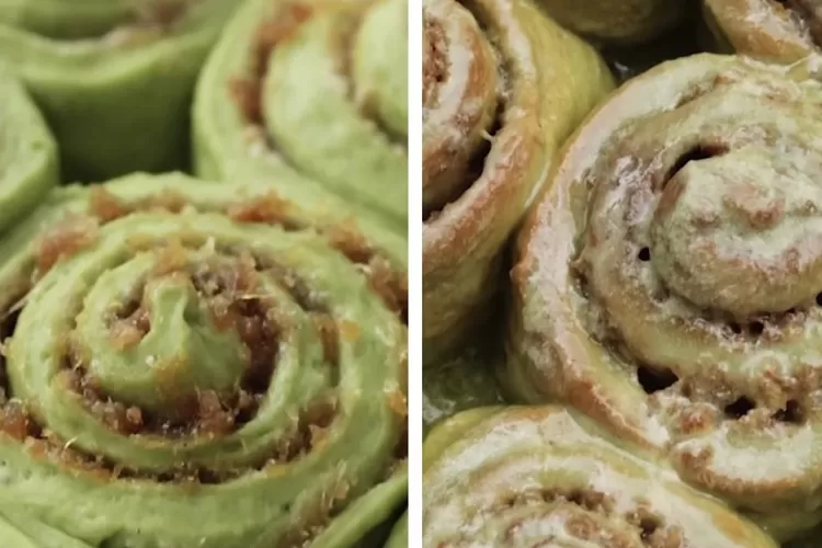Resep roti klepon cinamon roll ala chef Devina Hermawan yang pas untuk takjil buka puasa di bulan Ramadhan 2023 (Instagram @devinahermawan)