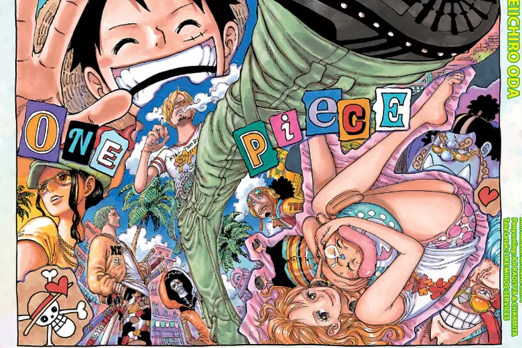 Kru Luffy Manga One Piece  (Mangaplus: Tangkap Layar Chapter 1076)