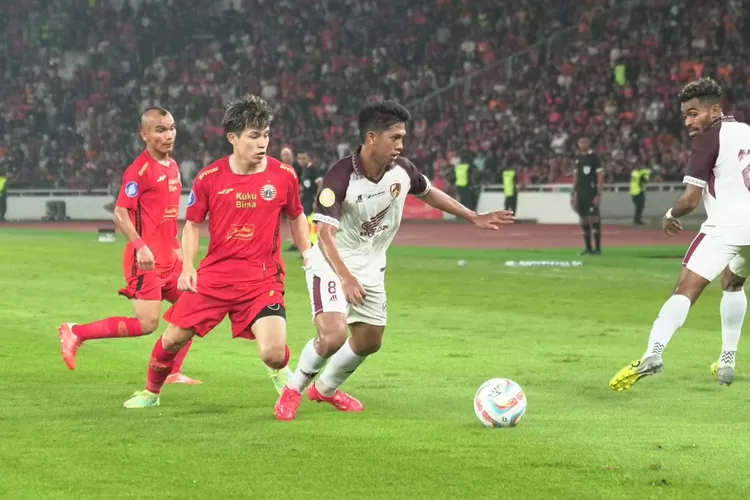 Ryo Matsumura pada laga Persija Jakarta vs PSM Makassar. (Bola Nusantara)