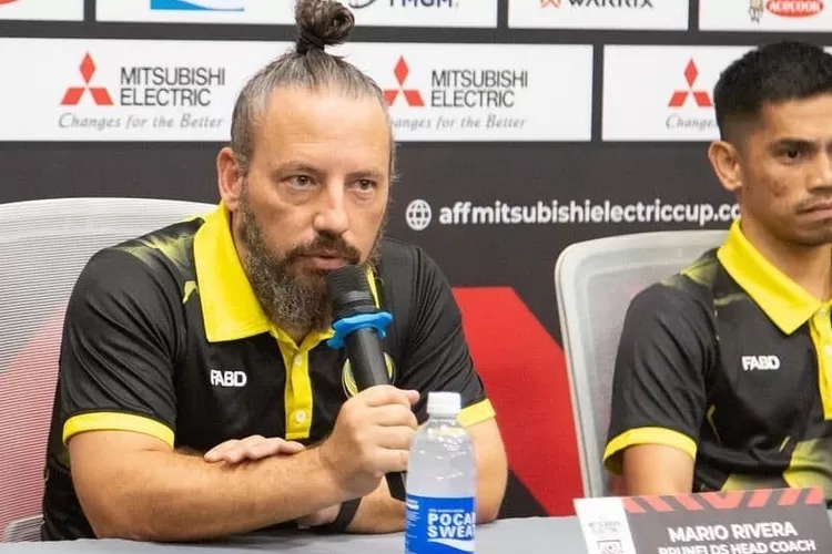 Shin Tae Yong dikritik pelatih Brunei Darussalam, Mario Rivera (sumber: bolanet)