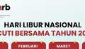 Resmi ditetapkan Pemerintah! Ini Jadwal Hari libur nasional dan cuti bersama 2023