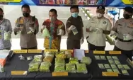 Polres Lubuk Linggau Sumsel Bongkar Kasus 13,722 Kg Narkoba dari Tersangka Asal Medan