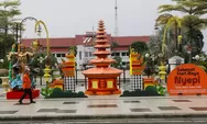Hias Taman Surya Dengan Ornamen Khas Umat Hindu, Wali Kota Surabaya Eri Cahyadi: Balai Kota Milik Semua!
