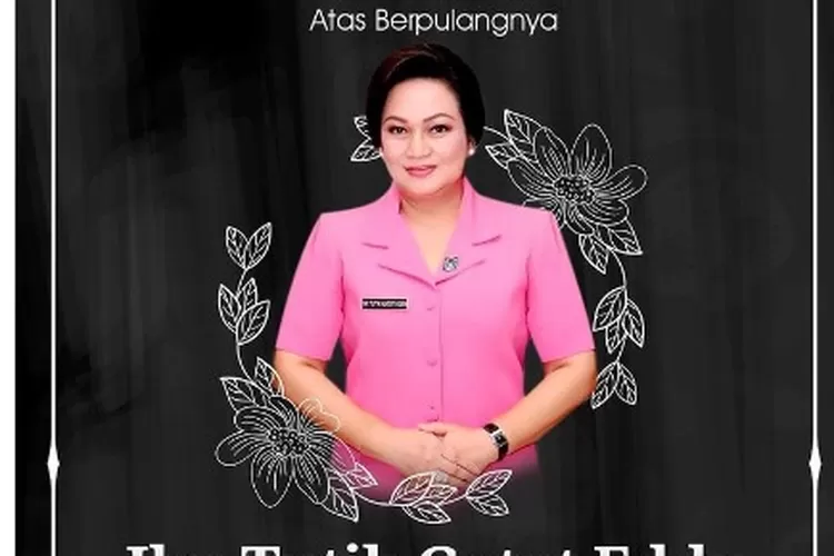 Istri Wakapolri Komjen Gatot Eddy Pramono meninggal dunia karena sakit pada Jumat 7 April 2023.