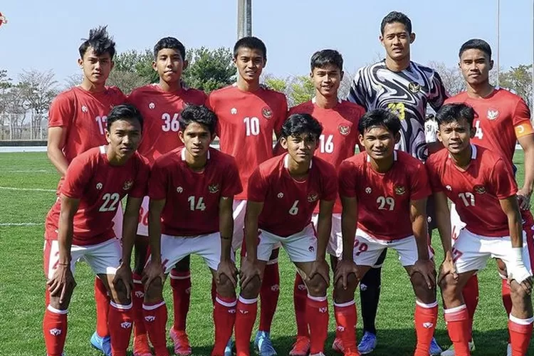 Formasi Timnas U-19 saat melawan Kyungil University (Instagram/ pssi)