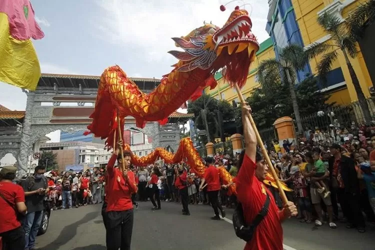Semarak perayaan Festival Cap go meh 2023 di Glodok, Jakarta Barat