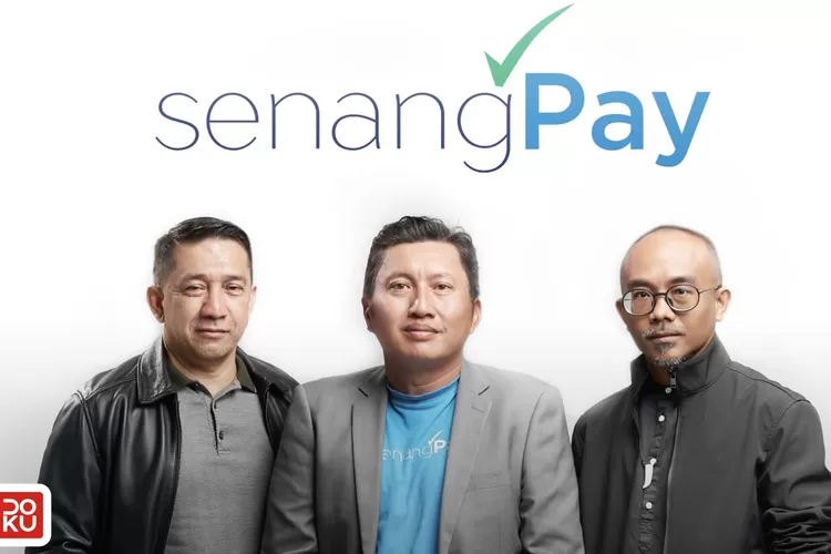 Dari kiri, Pendiri senangPay Al'dilah Yunus (Chief Marketing Officer), Mansor Abdul Rahman (Chief Executive Officer) and Khairul Azizi (Chief Insight Officer). Berdiri sejak 2015, senangPay telah melayani lebih dari 15.000 merchant. senangPay diakuisisi DOKU dan mendapat pendanaan 7,5 juta US dolar. (Dokumen DOKU)