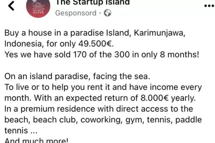 WNA Diduga Jual Ratusan Rumah di Karimunjawa, Netizen Cek Google Maps, Sudah Ada Pembukaan Lahan (Twitter)