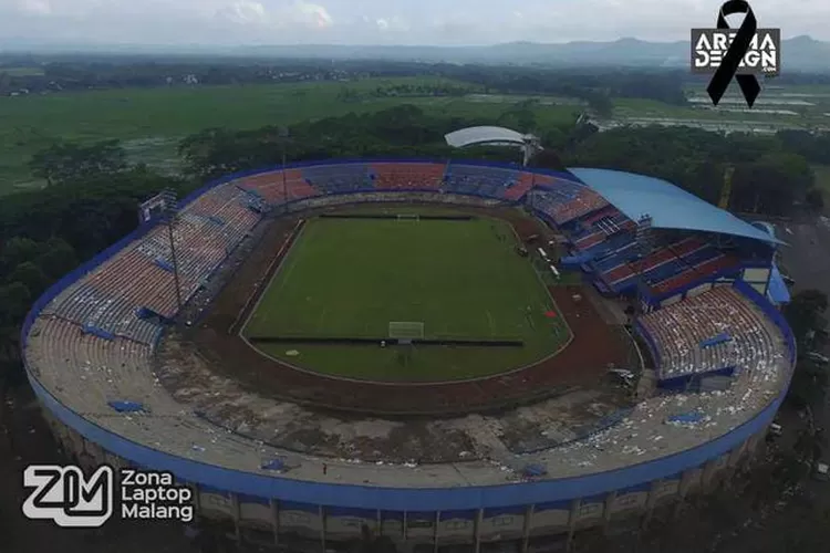 Stadion Kanjuruhan akan diruntuhkan (instagram @aremadesign)