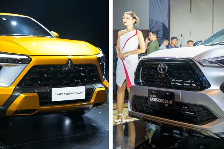 Komparasi Suv Mitsubishi Xforce Vs Toyota Yaris Cross Bikin Hr V Ketar