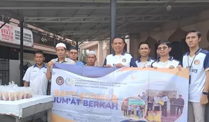 Bapas Muara Teweh Laksanakan Bakti Sosial dan Jumat Berkah di Masjid Jami Abdurrahim Muara Teweh