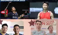 Sedang berlangsung! Live streaming lengkap preview Match Indonesia Open 2023, Ginting dan PraYer disemifinal