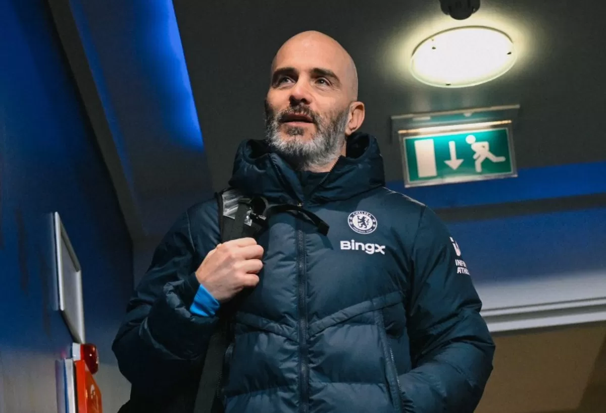 Enzo Maresca di depak dari Chelsea di awal tahun ini. (Frederick Florin/AFP)