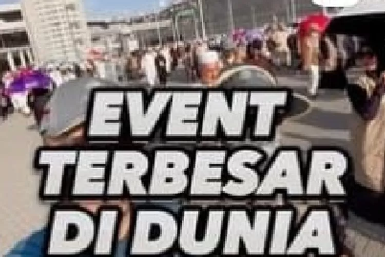 Arie Untung dalam sebuah unggahan instagramnya menyebut Idul Adha sebagai event terbesar di dunia