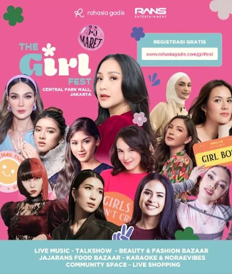 The Girl Fest 2023, festival rahasia gadis dan Rans Entertainment bulan Maret diramaikan artis papan atas
