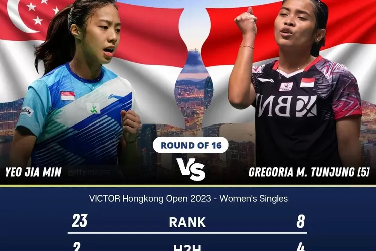Head to Head Gregoria Mariska Tunjung Vs Yeo Jia Min di Babak 16 Besar Hongkong Open 2023 (instagram @badmintonlovers)