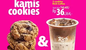 Buy 3 Get 3 Hanya Untuk Hari Ini di Rich Coffee & Donut Jangan Sampai Kelewatan