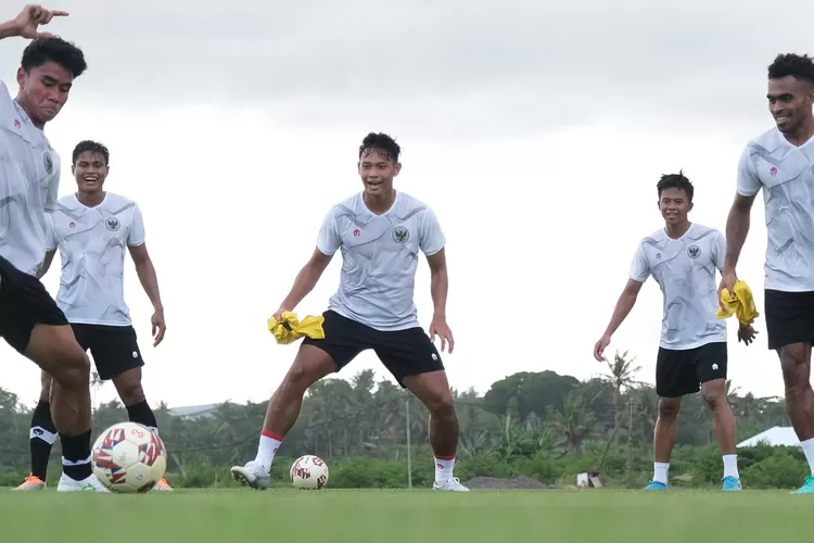 Para pemain Timnas Indonesia saat jalani pemusatan latihan persiapan berlaga di ajang Piala Dunia AFF 2022. (pssi.org)