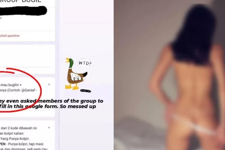 Awas beredar Google form untuk revenge porn  (Kolase Twitter @itsindahg dan Pixabay)