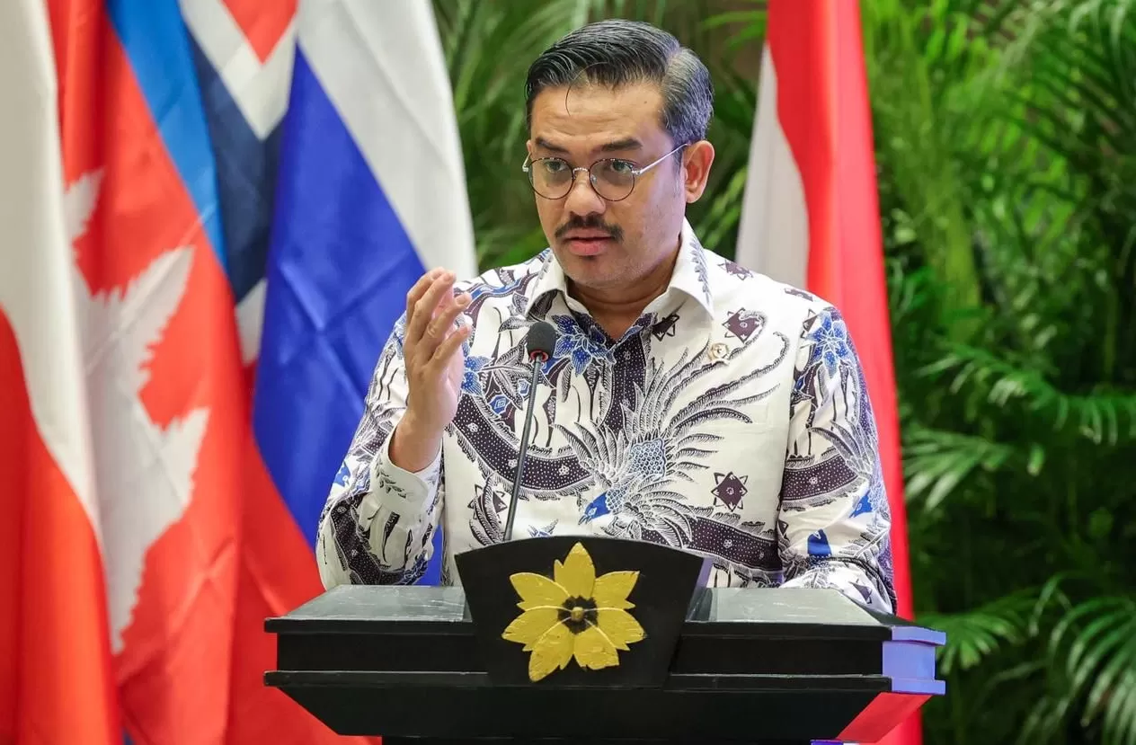 Menteri UMKM Maman dalam sambutannya pada The 5th International Conference on Tourism, Gastronomy and Tourist Destination di Nusa Dua, Kabupaten Badung, Bali.