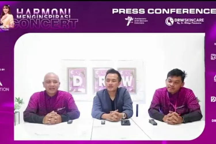 Press conference Harmoni Menginspirasi yang akan menghadirkan konser Judika dengan Happy Asmara. (dok. panitia)