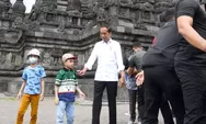 Saat Dua Cucu Presiden Jokowi Jalan-Jalan ke Candi Prambanan Bersama Kakek-Nenek dan Kedua Orangtua