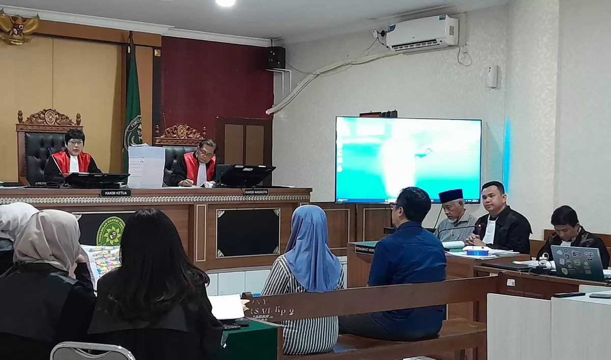 Sidang lanjutan kasus dugaan korupsi dana hibah pariwisata dengan terdakwa mantan Bupati Sleman, Sri Purnomo, digelar di Pengadilan Negeri (PN) Yogyakarta, Rabu (21/1/2026). (Doc. Istimewa)