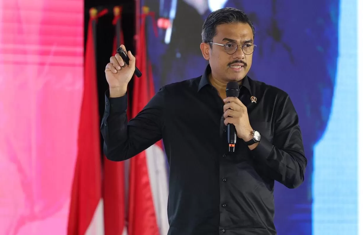 Menteri Maman Abdurrahman saat acara Satu Tahun Berdaya: Gotong Royong Menuju Kemandirian.