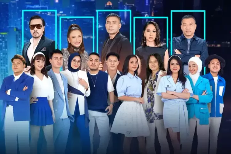Top 11 Finalis Indonesian Idol 2023 dan Kelima Juri (Tangkapan Layar RCTI+)