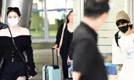 Heboh Han So Hee Tiba di Bandara Bareng Jungkook BTS, Habis Syuting MV untuk Lagu Baru?