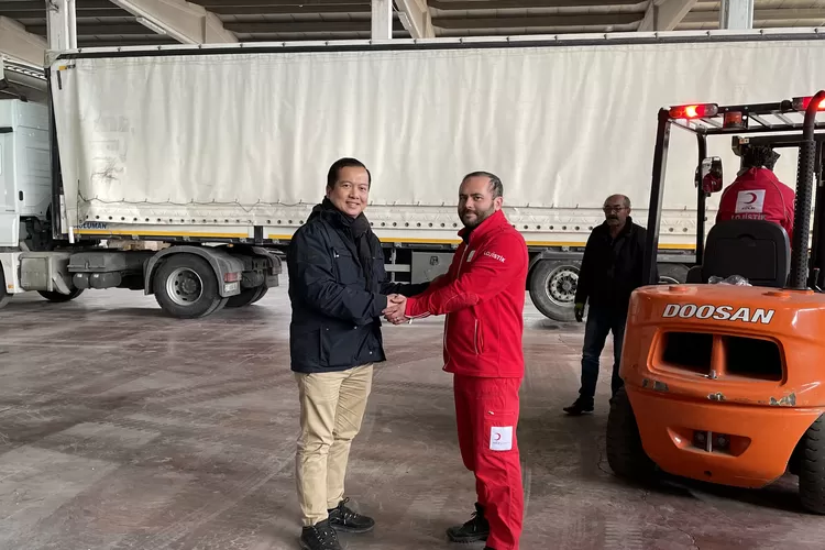 RI kirim bantuan satu kontainer bahan makanan untuk korban Gempa Turki, Tim SAR medis Indonesia siap dikirim (KBRI Ankara)